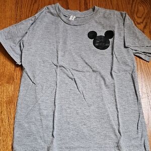 Gray T-Shirt with Black Icon
